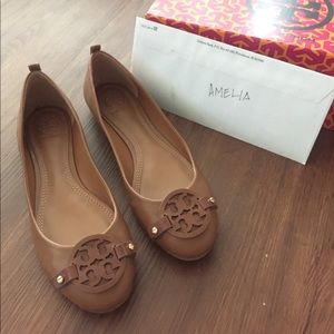 Tory burch Mini Miller leather flats